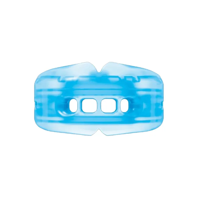 Капа для бокса Shock Doctor Double Braces под брекеты, верхние и нижние зубы, взрослая (возраст 12+) Blue (art. 4300-BLU-AD)