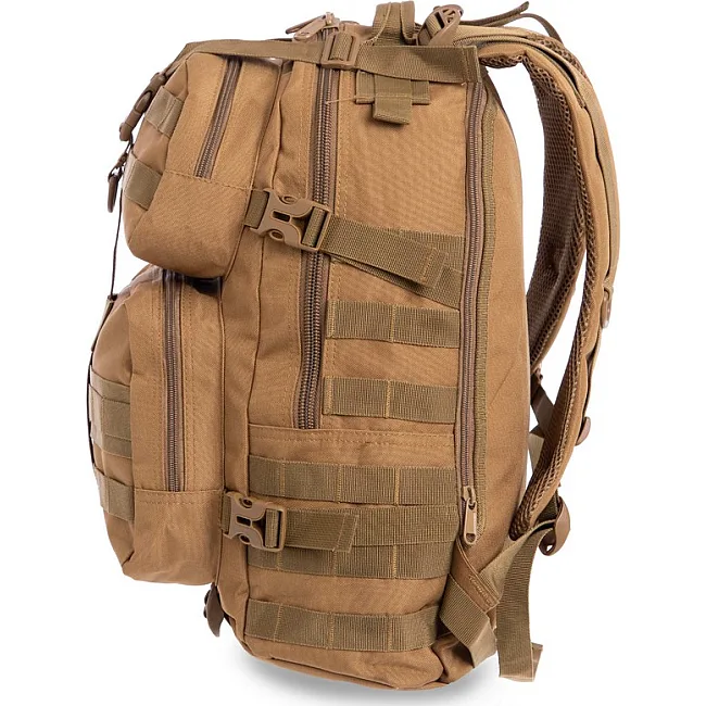 Штурмовой тактический рюкзак
 трехдневный SILVER KNIGHT TY-046
 44х32х21см 30л (Черный)