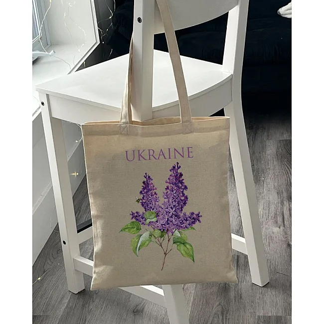 Экошопер BookOpt ВК4077 Ukraine "Сирень" бежевый