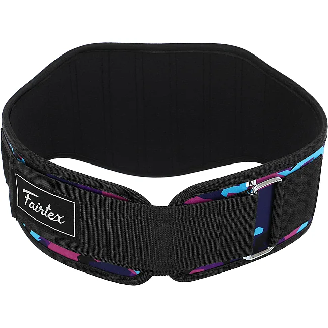 Пояс атлетический текстильный FAIRTEX 165551 спинка-18см

-голубой
