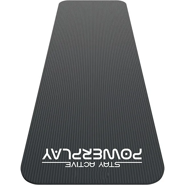 Коврик для йоги и фитнеса PowerPlay 4152 NBR Performance Mat Черный (183x61x1)