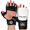 Перчатки Крабы спаринговые для MMA ZELART BO-4612 (Черный-белый)
