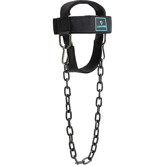 Упряжь тренажер для тренировки мышц шеи NECK HARNESS LiveUp LP8715