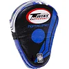 Лапа боксерская изогнутая тренировочная кожа TWINS FPML10-43 25x19x9см 1штука (Синий)