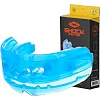 Капа для бокса Shock Doctor Double Braces под брекеты, верхние и нижние зубы, взрослая (возраст 12+) Blue (art. 4300-BLU-AD)