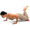 Подставка под локоть и колено для йоги
 2 штуки BLOOM YOGA PADS LB7032
19x1,5см (Красный)