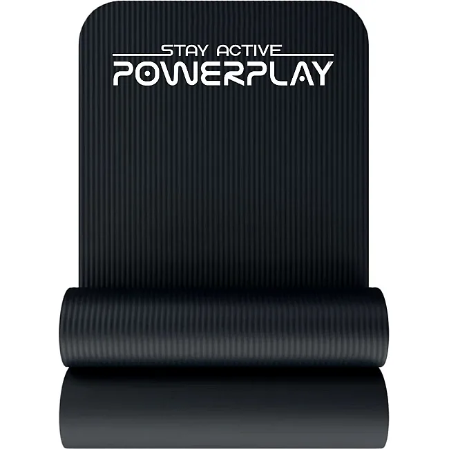 Коврик для йоги и фитнеса PowerPlay 4152 NBR Performance Mat Черный (183x61x1)