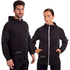 Спортивна кофта на блискавці з капюшоном LINGO LD-6633 (Чорний)