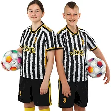 Футбольна форма дитяча із символікою клубу JUVENTUS домашня 2024 SP-SPORT CO-6311 20-28