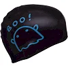Двухсторонняя шапочка для плавания
 силиконовая юниорская MADWAVE
 BOO! reversible M055022 (Черный-розовый)
