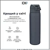 Бутылка для воды металлическая ION8 600 мл. Stainless Steel , Ash Navy