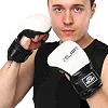 Перчатки Крабы спаринговые для MMA ZELART BO-4612 (Черный-белый)