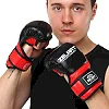 Перчатки Крабы спаринговые для MMA ZELART BO-4612 (Черный-белый)