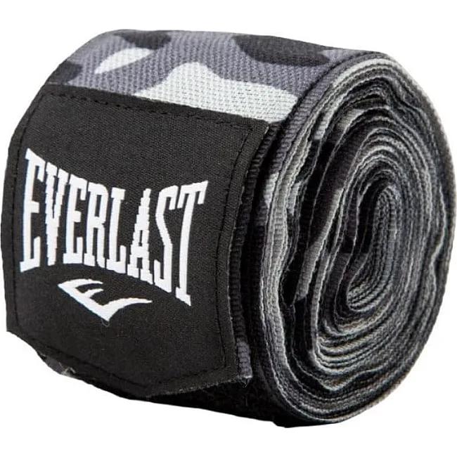 Бинты EVERLAST SPARK PRINTED HAND WRAPS 120 X2 черный серый 120 (304,8 см)