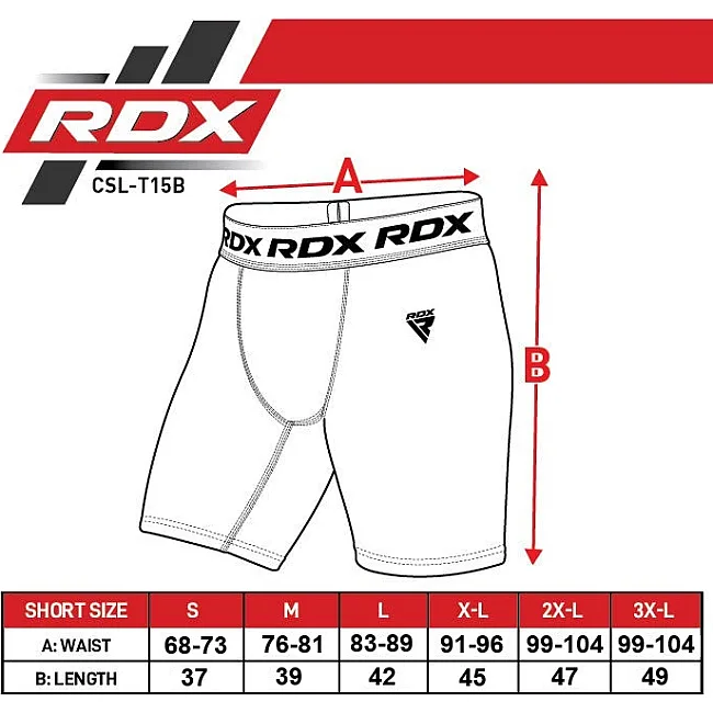 Компресійні шорти RDX T15 BLACK