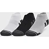Носки UNDER ARMOUR Performance Tech 3pk Low серый