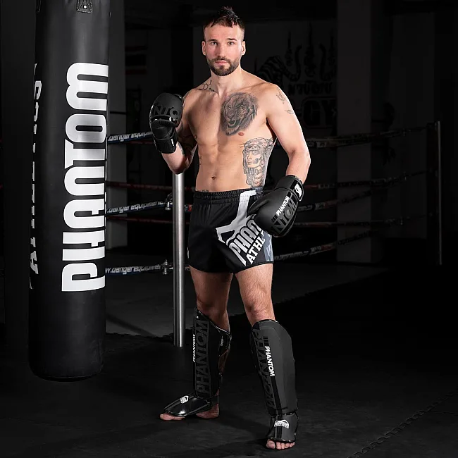 Защита голени и стопы Phantom APEX Striking Black