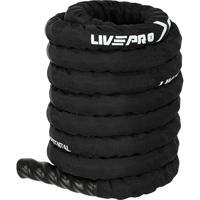 Канат для кросфіту в захисному рукаві
 LiveUp LP8172-9 9м