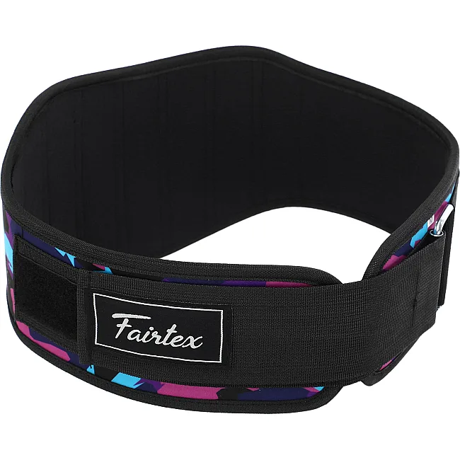 Пояс атлетический текстильный FAIRTEX 165551 спинка-18см

-голубой