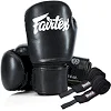 Боксерские перчатки Fairtex BGV27 Black (бинты в комплекте)