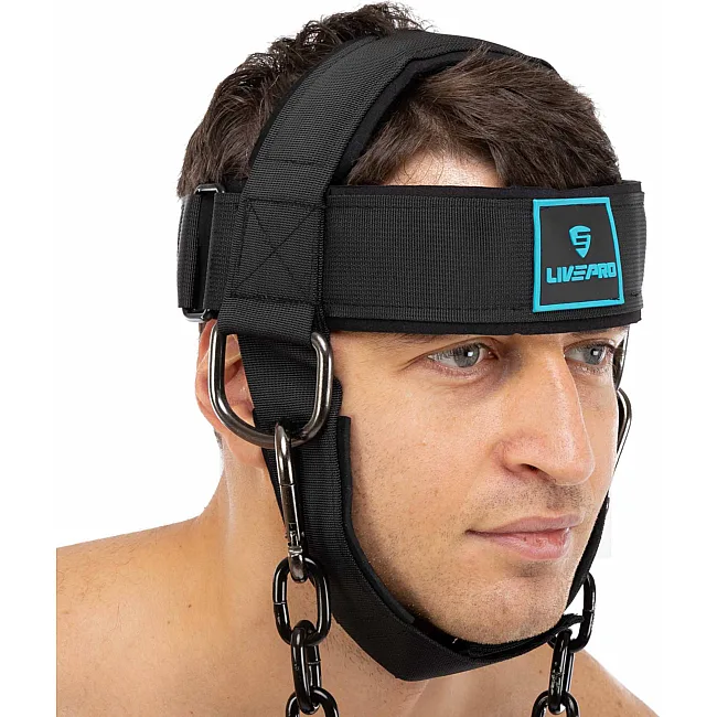 Упряжь тренажер для тренировки мышц шеи NECK HARNESS LiveUp LP8715
