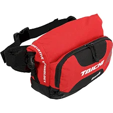 Сумка на пояс через плечо бананка TAICHI MS-6808 7л (Черный-красный)