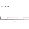 Гриф для штанги
 хромированный прямой ZELART
 TA-5724 длина 1,52м диаметр-25мм вес-5,9кг хром