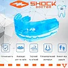 Капа для бокса Shock Doctor Double Braces под брекеты, верхние и нижние зубы, взрослая (возраст 12+) Blue (art. 4300-BLU-AD)
