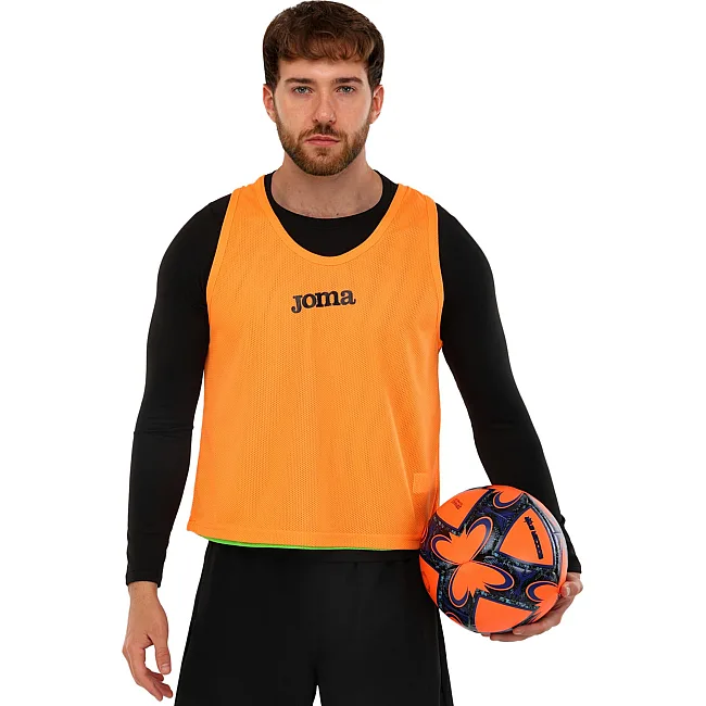 Манішка спортивна ігрова двостороння цільна JOMA

 101689-050 cалатово-жовтогарячий (Салатовий-жовтогарячий)