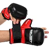 Перчатки Крабы спаринговые для MMA ZELART BO-4612 (Черный-белый)