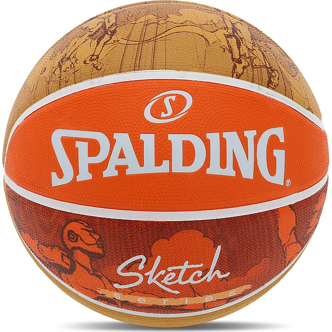 Баскетбольный мяч
 резиновый SPALDING JUMP SKETCH 84452Y
 7