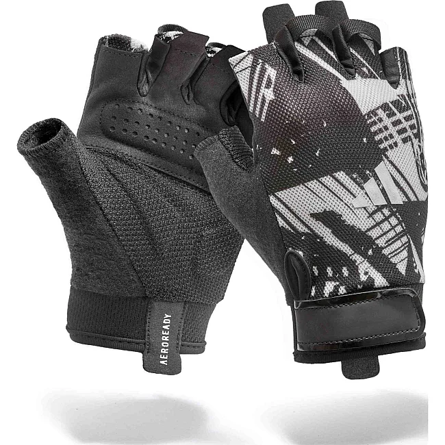 Перчатки для тренинга Adidas Essential Training Gloves черный, серый S