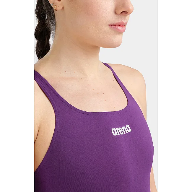 Женский купальник Arena TEAM SWIMSUIT SWIM PRO SOLID сиреневый