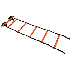 Лестница координационная классическая META Indoor ladder with anti skid steps оранжевый, черный 8 м