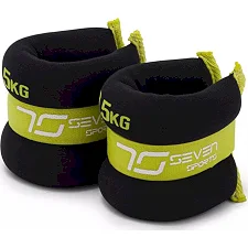 Утяжелители-манжеты для ног и рук 7SPORTS Wrist/Ankle Weights (2х0,5кг.) ON-1 Black/Green (пара)