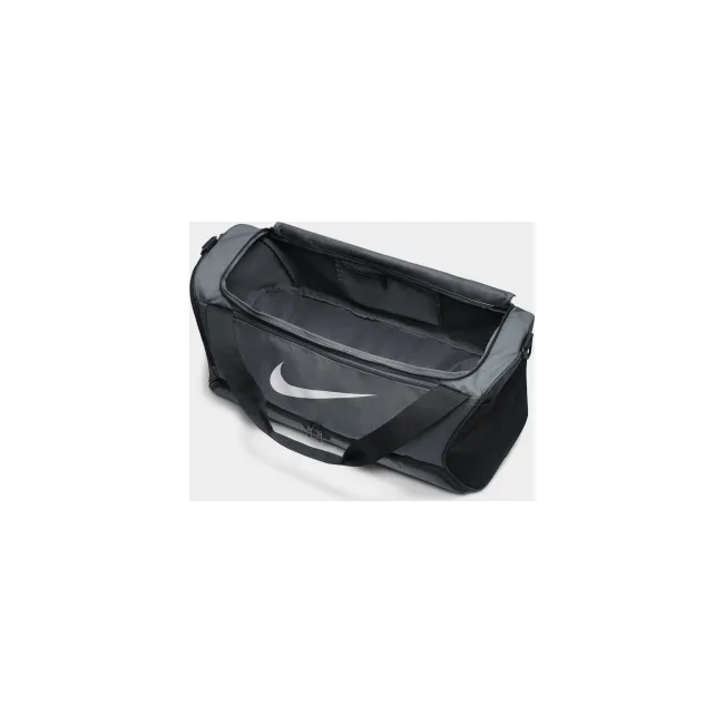 Спортивная сумка Nike NK BRSLA M DUFF-9.5 60L серый, черный 63,5х30,5х30,5 см