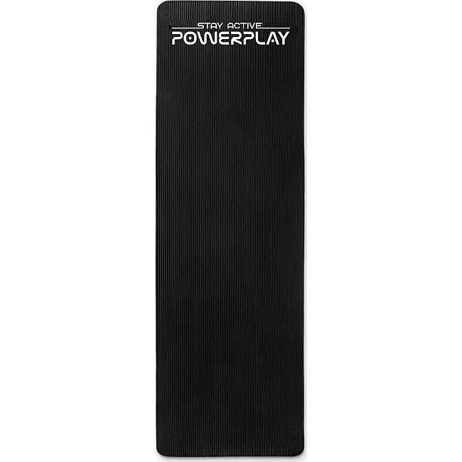 Коврик для йоги и фитнеса PowerPlay 4152 NBR Performance Mat Черный (183x61x1)