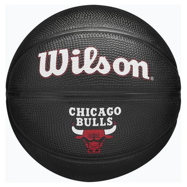 Мяч баскетбольный Wilson NBA TEAM TRIBUTE MINI BLACK CHI BULLS size 3