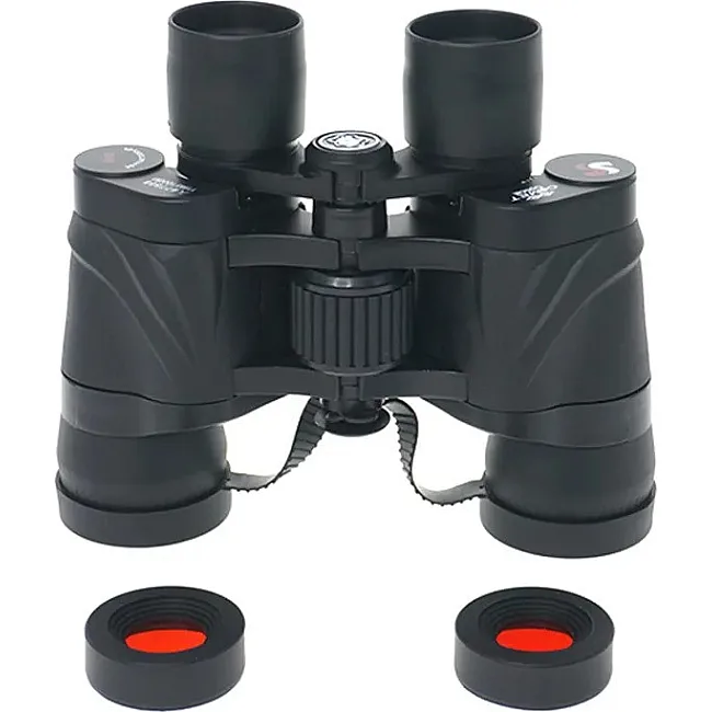 Бинокль COMET AXP104-7 (8x40) с красным фильтром, черный в чехле