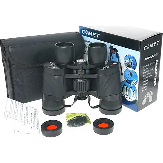 Бинокль COMET AXP104-7 (8x40) с красным фильтром, черный в чехле