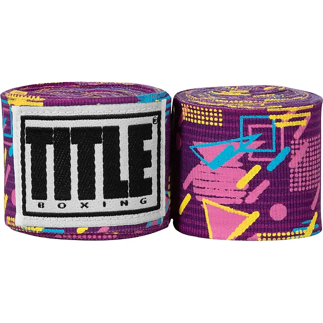 Бинти TITLE Boxing Print 450см Retro