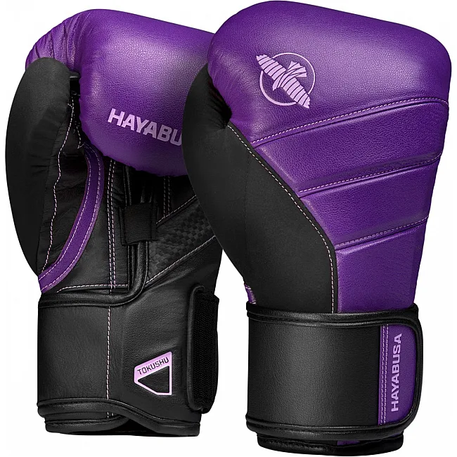 Перчатки для бокса Hayabusa T3 Purple Black