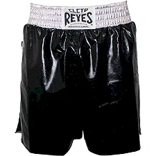 Боксерские шорты CLETO REYES Silver Skin Lycra Black