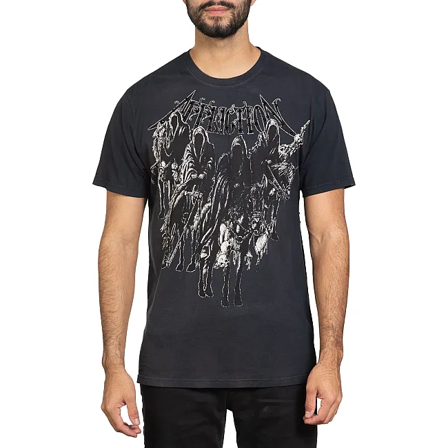 Футболка чоловіча AFFLICTION Black Night Tee Black Beauty Potassium Spray
