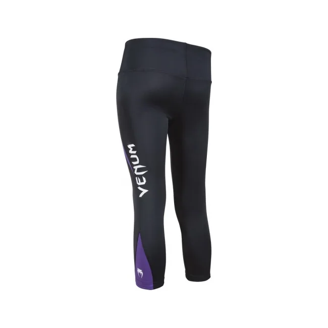 Женские спортивные леггинсы Venum Body Fit Leggings Black Purple