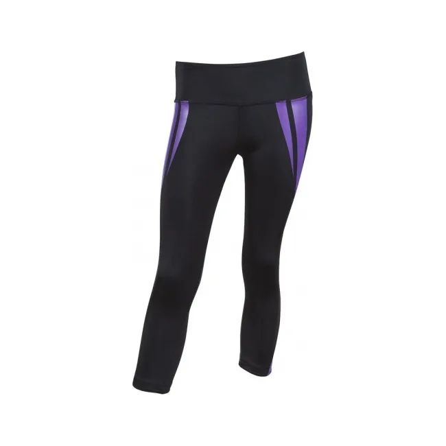 Женские спортивные леггинсы Venum Body Fit Leggings Black Purple
