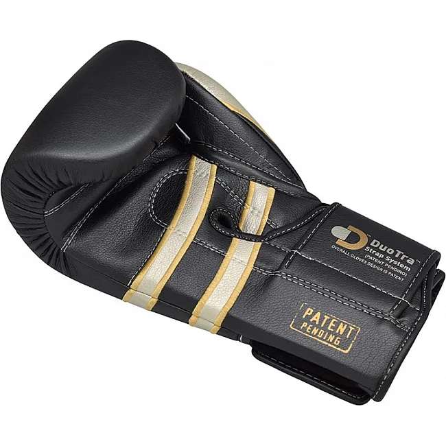 Перчатки для бокса RDX Leather Black White