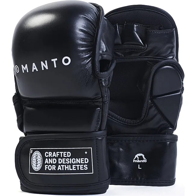 Перчатки для MMA MANTO Impact Sparring Black