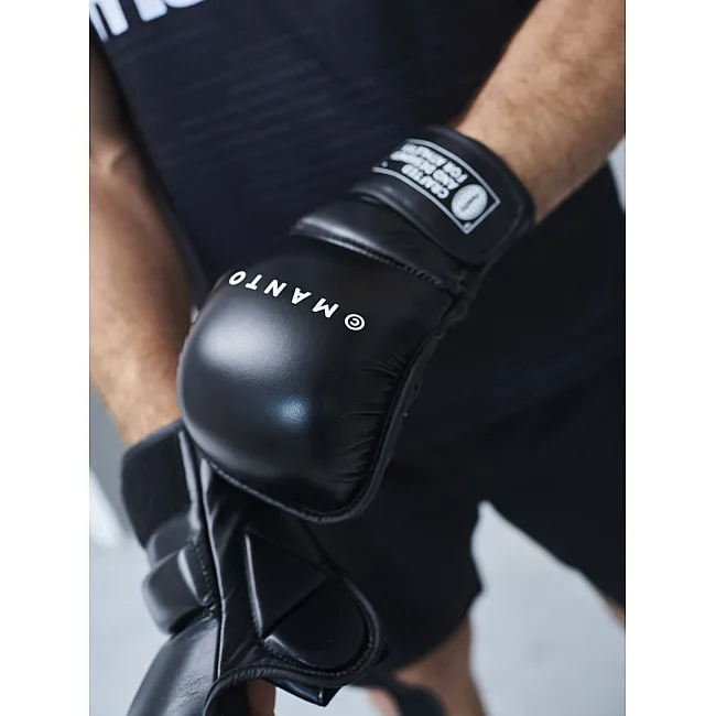 Перчатки для MMA MANTO Impact Sparring Black