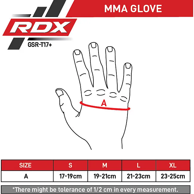 Перчатки для MMA RDX Grappling Shooter Aura Plus T-17 Golden